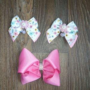 Girl bows